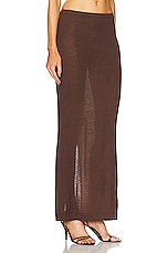 Eterne Emma Skirt in Chocolate, view 2, click to view large image.