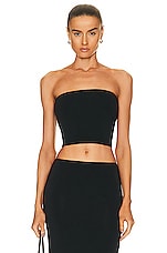 Eterne Amina Tube Top in Black, view 1, click to view large image.