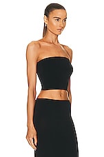 Eterne Amina Tube Top in Black, view 2, click to view large image.