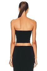 Eterne Amina Tube Top in Black, view 3, click to view large image.