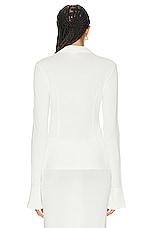 Eterne Charlie Top in Cream, view 3, click to view large image.