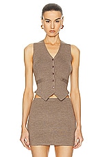 Eterne Paiges Vest in Millet, view 1, click to view large image.