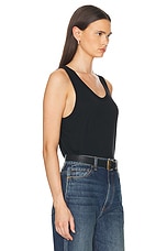 Eterne Loose Tank Top in Black, view 2, click to view large image.