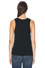 Eterne Loose Tank Top in Black, view 3, click to view large image.