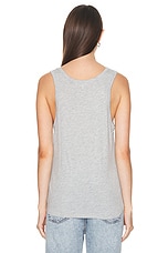 Eterne Loose Tank Top in Heather Grey, view 3, click to view large image.