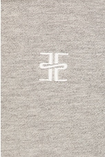 Eterne Sleeveless Crewneck Top in Heather Grey, view 6, click to view large image.