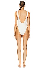 Eterne Bella Tank One Piece Swimsuit in Ivory, view 3, click to view large image.