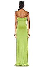 ET OCHS Brie Purl Edge Maxi Dress in Fern, view 3, click to view large image.