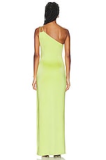 ET OCHS Sage Drawstring Cutout Gown in Firefly, view 4, click to view large image.