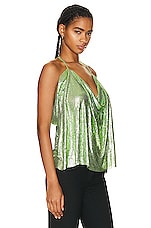 ET OCHS Minka Chainmail Tank Top in Fern, view 2, click to view large image.