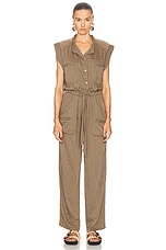 ワンピース ISABEL MARANT ETOILE FW25 JELINA-GB (RO0349FB C3K01E67KI) Isabel Marant Etoile Suzie Jumpsuit in Khaki | FWRD