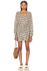 Isabel Marant Etoile Parsley Dress in Khaki, view 1, click to view large image.