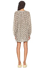 Isabel Marant Etoile Parsley Dress in Khaki, view 3, click to view large image.