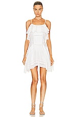 Isabel Marant Etoile Moly Sleeveless Dress in White, view 1, click to view large image.