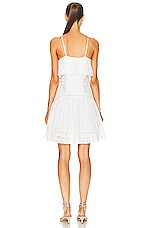 Isabel Marant Etoile Moly Sleeveless Dress in White, view 3, click to view large image.