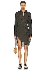 Isabel Marant Etoile Seen Dress in Black Midnight, view 1, click to view large image.
