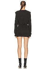 Isabel Marant Etoile Michaela Dress in Faded Black, view 4, click to view large image.