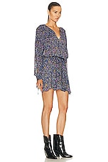 Isabel Marant Etoile Noanne Dress in Midnight, view 2, click to view large image.