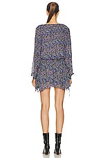 Isabel Marant Etoile Noanne Dress in Midnight, view 3, click to view large image.