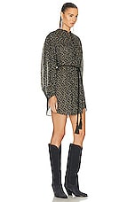Isabel Marant Etoile Kildi Dress in Faded Black, view 2, click to view large image.