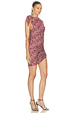 Isabel Marant Etoile Jeffy Dress in Cranberry, view 2, click to view large image.