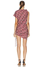 Isabel Marant Etoile Jeffy Dress in Cranberry, view 4, click to view large image.