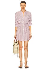 Isabel Marant Etoile Liliane Dress in Lilac, view 1, click to view large image.