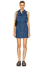 Isabel Marant Etoile Ines Dress in Blue, view 1, click to view large image.
