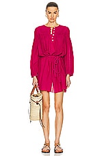 Isabel Marant Etoile Adeliani Dress in Fuchsia, view 1, click to view large image.