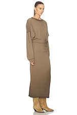 Isabel Marant Etoile Salomon Dress in Khaki, view 2, click to view large image.