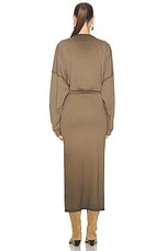 Isabel Marant Etoile Salomon Dress in Khaki, view 4, click to view large image.