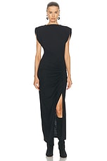 Isabel Marant Etoile Isabella Dress in Black, view 1, click to view large image.