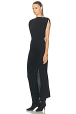 Isabel Marant Etoile Isabella Dress in Black, view 3, click to view large image.