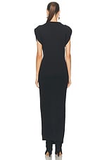 Isabel Marant Etoile Isabella Dress in Black, view 4, click to view large image.