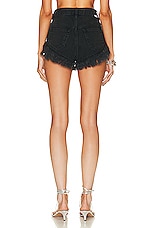Isabel Marant Etoile Eneidao Short in Faded Black, view 3, click to view large image.