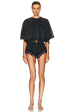 Isabel Marant Etoile Eneidao Short in Faded Black, view 4, click to view large image.
