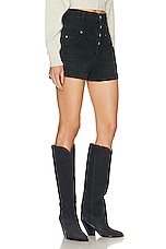 Isabel Marant Etoile Jovany Short in Faded Black, view 2, click to view large image.