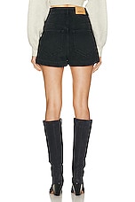 Isabel Marant Etoile Jovany Short in Faded Black, view 3, click to view large image.