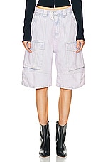 Isabel Marant Etoile Hortens Short in Lilac, view 1, click to view large image.