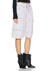 Isabel Marant Etoile Hortens Short in Lilac, view 2, click to view large image.