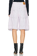 Isabel Marant Etoile Hortens Short in Lilac, view 3, click to view large image.