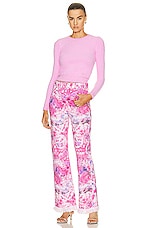 Isabel Marant Etoile Belvira Pant in Mulberry, view 4, click to view large image.