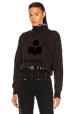 Isabel Marant Etoile Moby Sweatshirt in Faded Black | FWRD