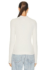 Isabel Marant Etoile Mayers Polo Top in Ecru, view 3, click to view large image.