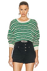 Isabel Marant Etoile Hilo Sweater in Mint Green, view 1, click to view large image.