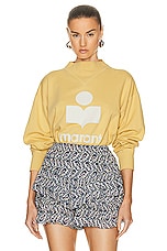 Isabel Marant Etoile Moby Sweatshirt in Sunlight & Ecru, view 1, click to view large image.