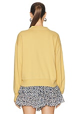 Isabel Marant Etoile Moby Sweatshirt in Sunlight & Ecru, view 3, click to view large image.