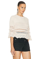 Isabel Marant Etoile Frizy Sweater in Ecru, view 2, click to view large image.