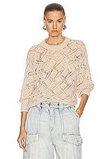 Isabel Marant Etoile Joey Sweater in Ecru, view 1, click to view large image.