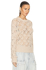 Isabel Marant Etoile Joey Sweater in Ecru, view 2, click to view large image.